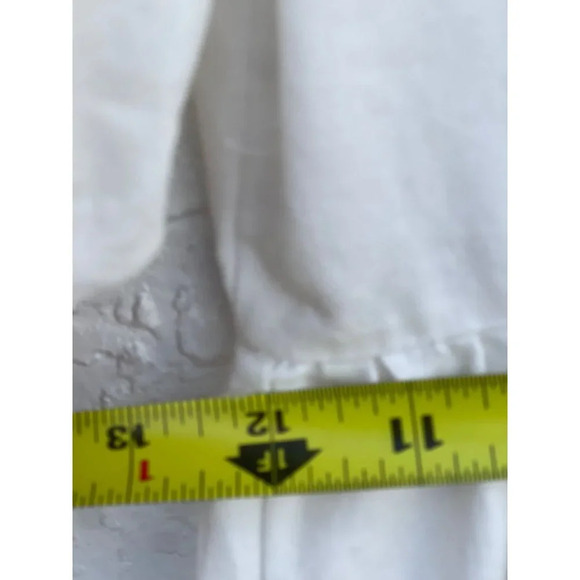 Nasty Gal Collection Womens Cotton Puff Sleeve Wrap Midi Dress White Sz 4 - Picture 6 of 9